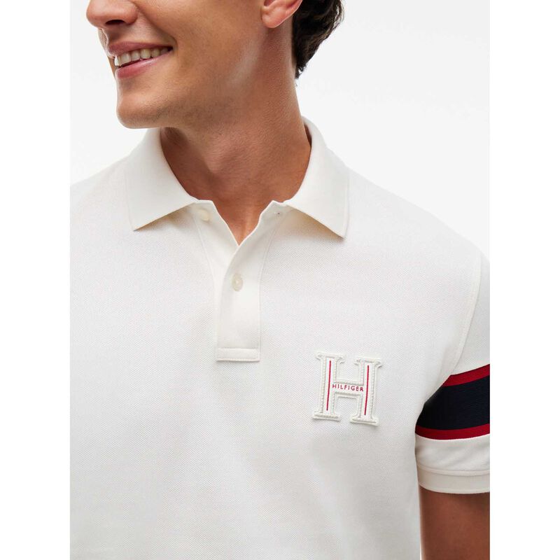 Tommy Hilfiger Regular Fit Logo Stripe Polo Shirt image number 2